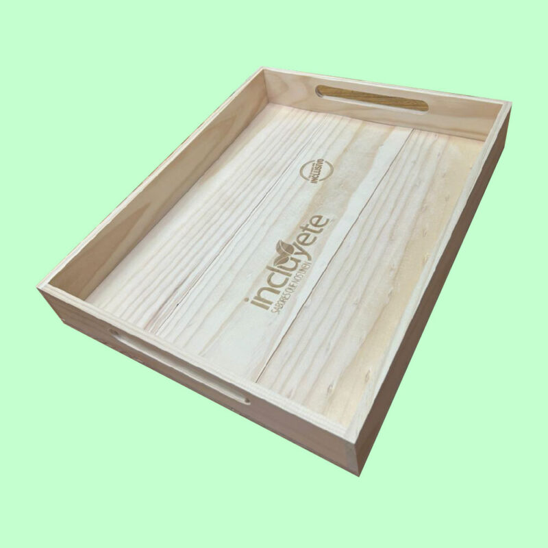 Bandeja de madera Incluyete